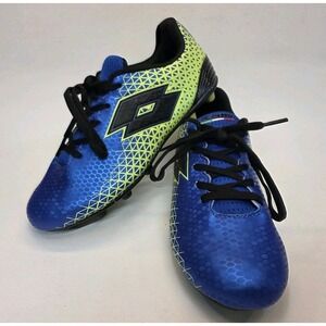 Youth Size 4.5 LOTTO Forza Elite Jr. Blue Green Soccer Cleats